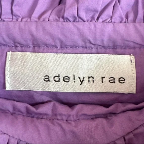 Adelyn Rae Lavender Ruffle Top - Picture 2 of 2